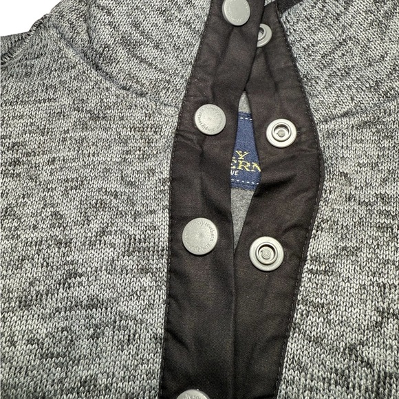 Simply Southern Womens Gray Pullover Fleece Sweatshirt Size Medium 1/4 Snap - Picture 4 of 11